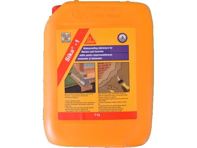 Adeziv impermeabilizant pentru beton si mortar Sika 1, 5 kg