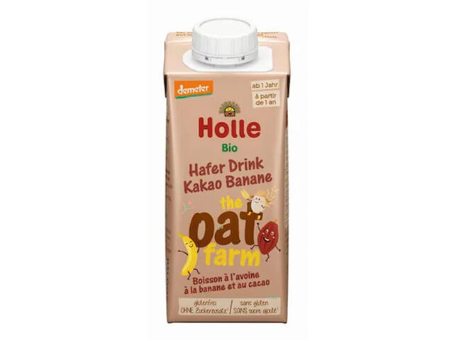 Bautura Eco de ovaz pentru copii Holle, cu banane si cacao, 200 ml