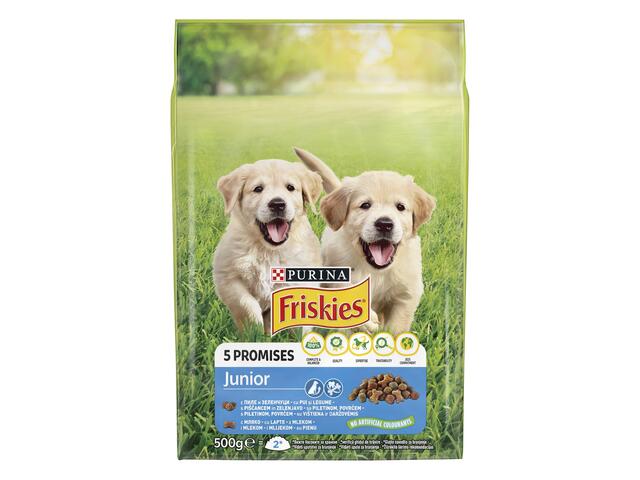 Hrana completa pentru catelusi Purina Friskies Junior 500g