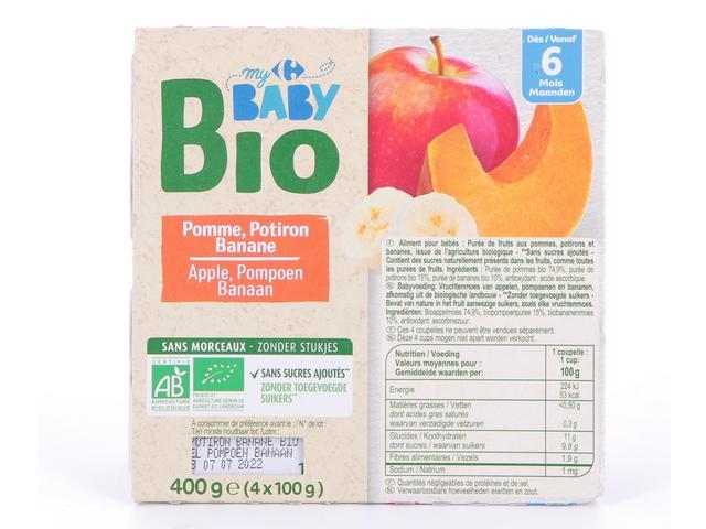 PIURE MERE&DOV&BAN BIO 4X100G