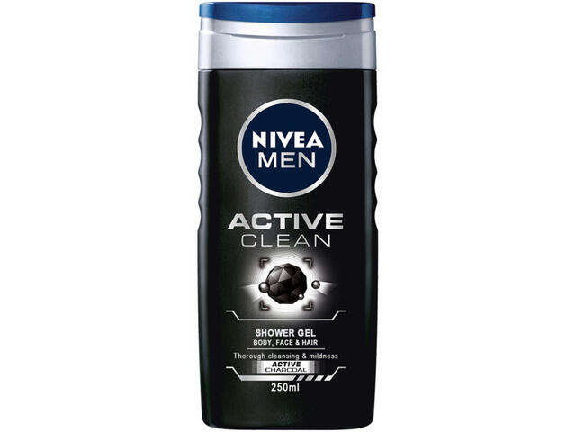 NIVEA MEN Gel de dus Active Clean 250ml