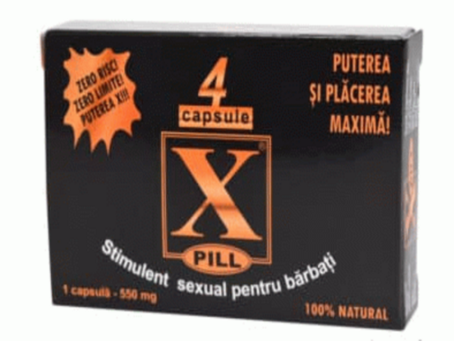 Pastila naturala erectie x pill 4 buc