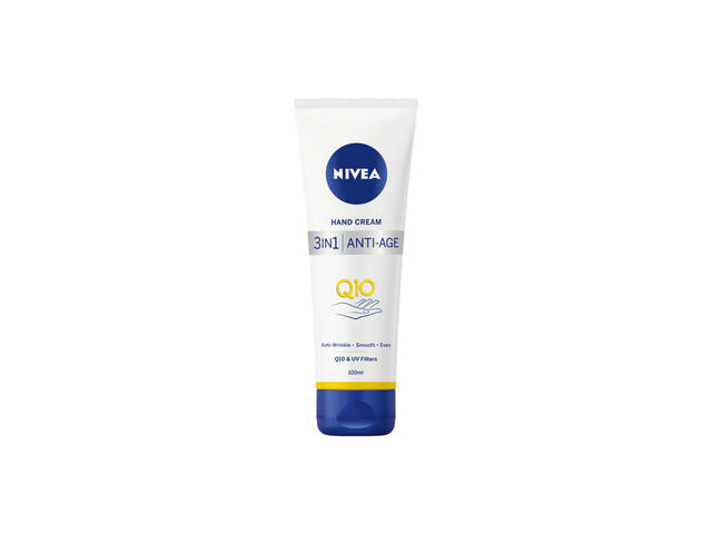 Crema Antirid Nivea Q10 3-in-1 Pentru ingrijirea Mainilor, 100 ML