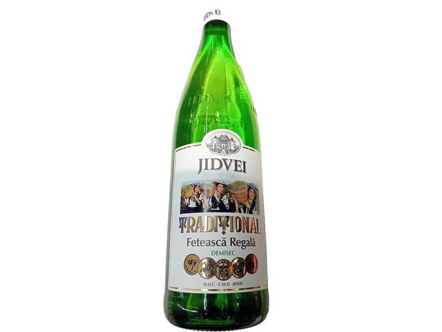 SGR*Jidvei Traditional vin feteasca regala demisec 750ml