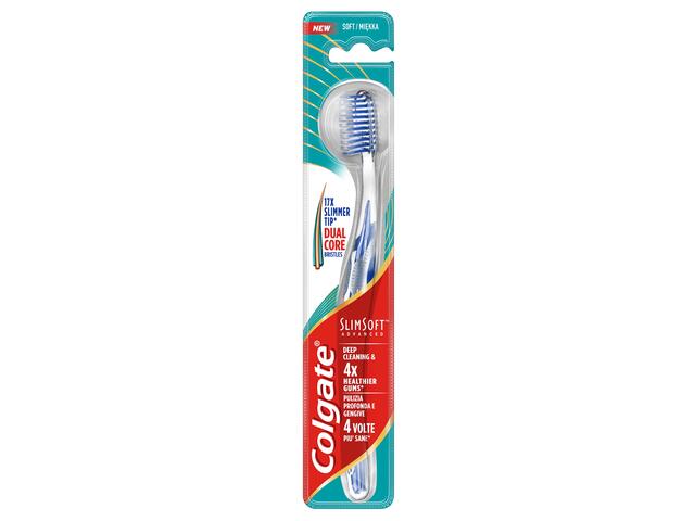 Periuta de dinti Colgate Slim Soft Advanced, cu peri moi