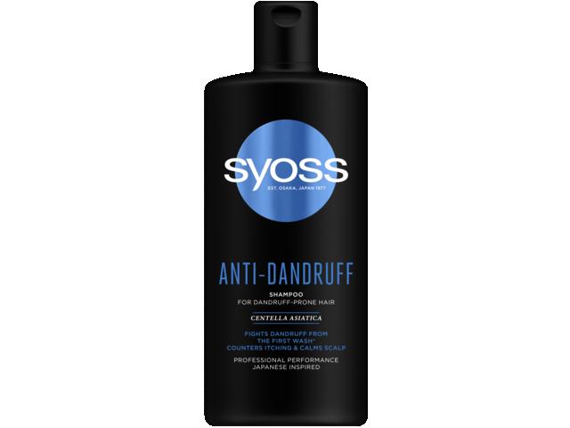 Sampon Syoss anti-dandruff, pentru par predispus la matreata, 440 ML