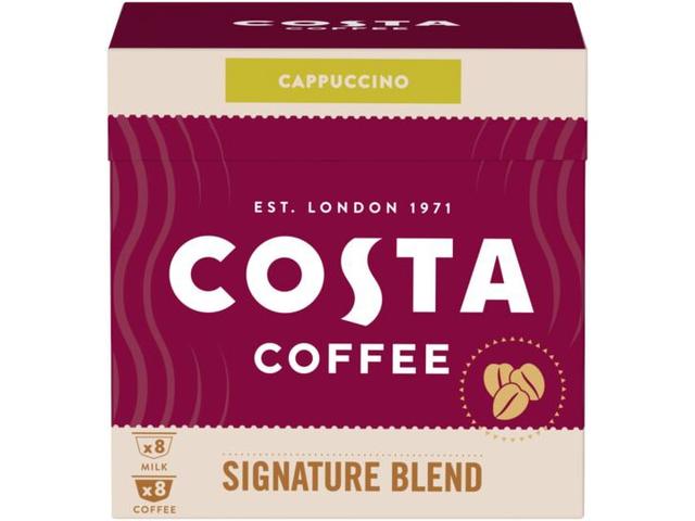 Capsule Costa Coffee Cappuccino Signature Blend Medium 16 capsule