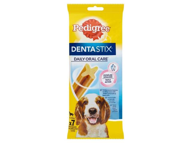 Pedigree DentaStix batoane dentare pentru caini de talie medie 180 g