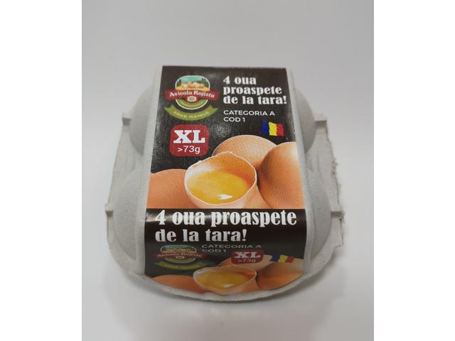 Oua XL x 4 Cod 1 Avicola Rojiste