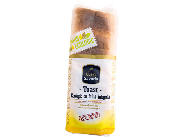 Paine toast bio integral 500g Savoria