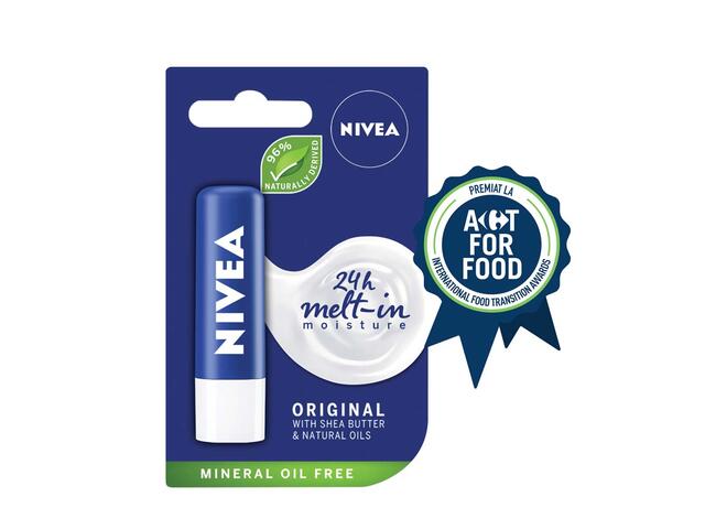 Balsam De Buze Nivea Original Care, 5.5ML