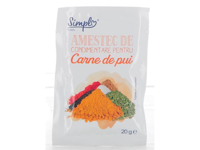 Amestec de Condimenteente pentru carne de pui 20G