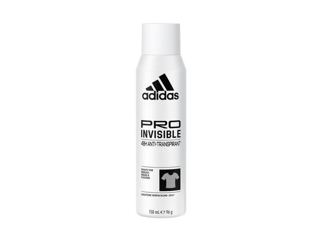 Deodorant antiperspirant pentru femei Adidas Pro Invisible, 150 ml