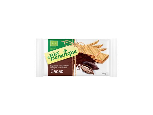 Napolitana cu crema de cacao  Bio Benefique 40 g