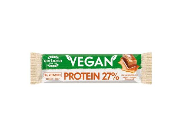 Baton Vegan Proteic Fara Gluten Caramel Sarat 40