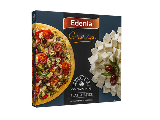 Edenia pizza cu branza si legume 340g