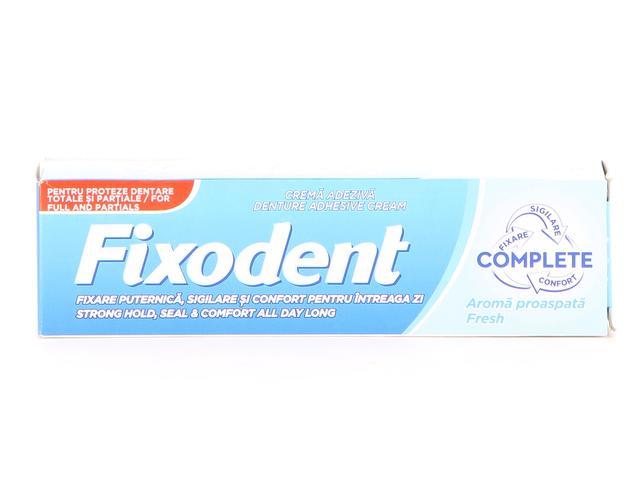 Crema adeziva pentru proteza dentara Complete Fixodent Fresh, 47g