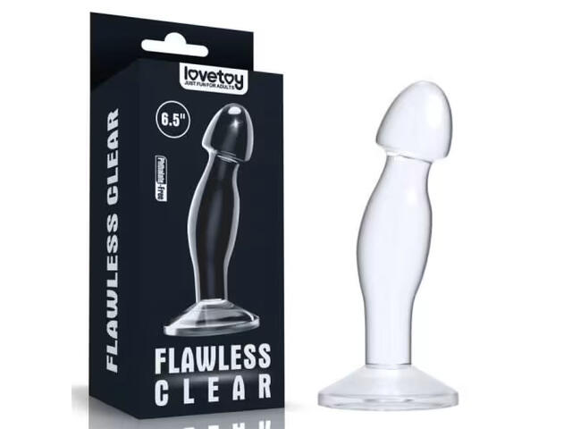 Dildo Anal Flawless Clear 6.5 Inch