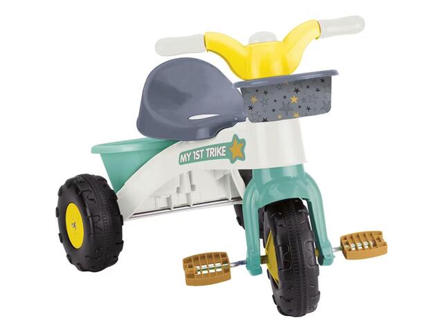 Tricicleta cu pedale si cos, Dolu, My First Trike, Pastel