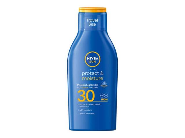 Lotiune Solara Nivea Sun Protect & Moisture Travel Size Spf30, 100Ml