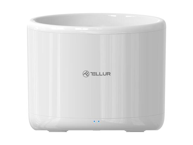 Dispenser apa animale WiFi Tellur Smart, 2L, Alb