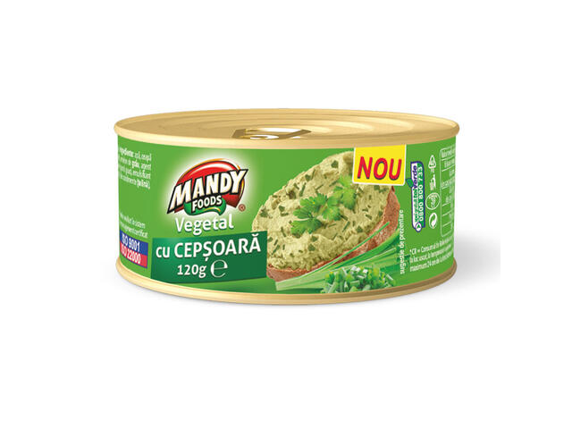 Crema tartinabila vegetala cu cepsoara Mandy, 120 g