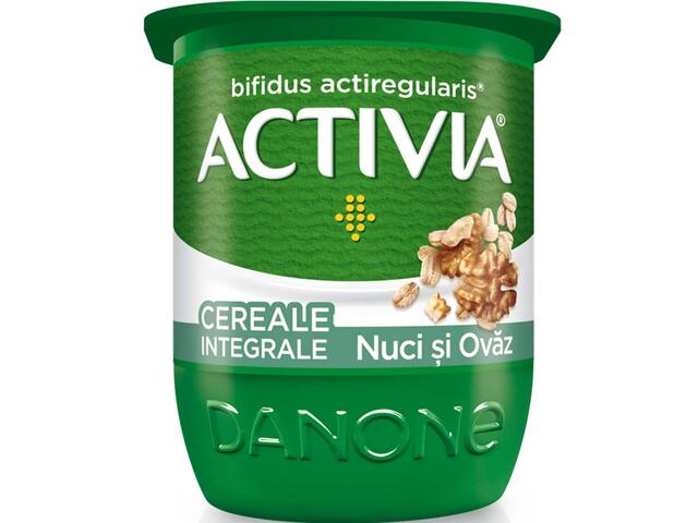 Activia Iaurt cu Cereale Integrale, Nuci si Ovaz 125g