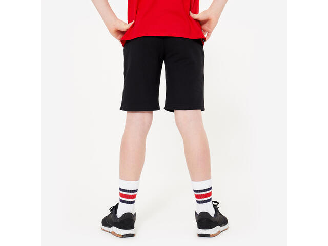 Pantalon scurt sport, din bumbac 500 Negru Copii  - 113-122cm 5-6A