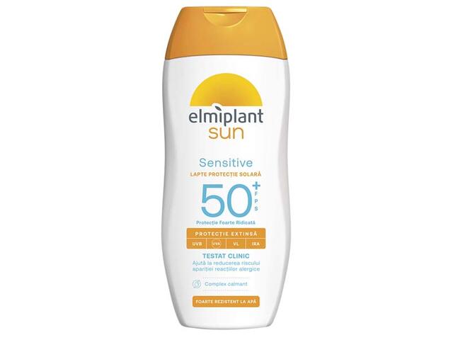 Elmiplany Sensitiv Lotiune Protectie Solara Fps50+ 200Ml