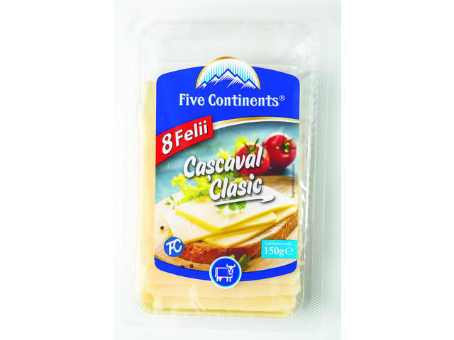 Cascaval Clasic feliat 150g Five Continents