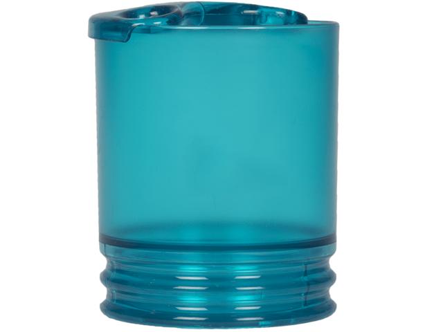 Suport periute de dinti Tatay Aqua Turqoise, plastic, 9 x 8,7 x 10,7 cm