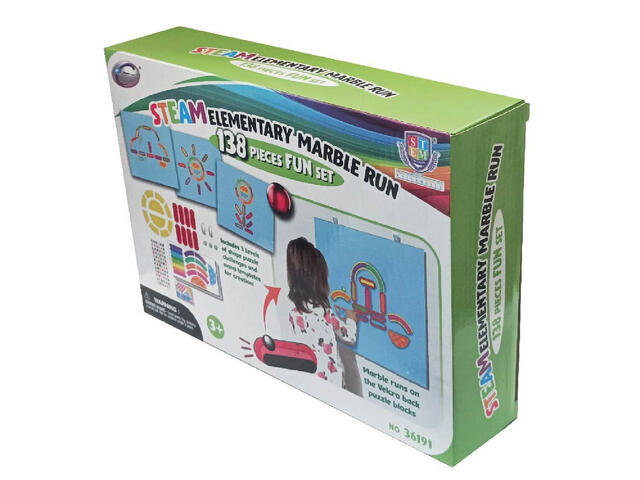 Set creativ, Eastcolight, Marble Run Fun, 138 piese