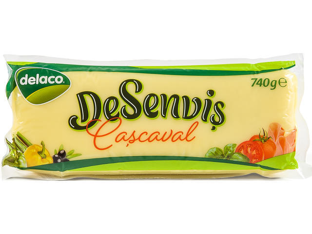 Delaco DeSenvis cascaval 45% grasime 740 g