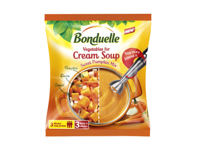 Amestec de legume pentru supa crema de dovleac Bonduelle, 400g