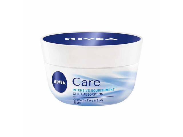 Crema hranitoare Nivea Care pentru fata si corp, 200 ml