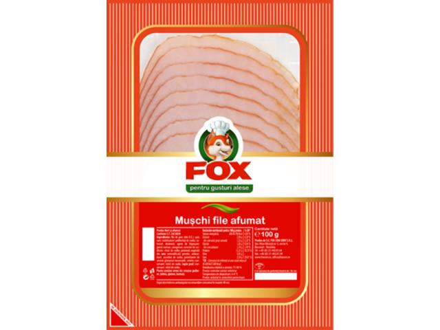 FOX MUSCHI FILE 100GR AFUMAT FEL