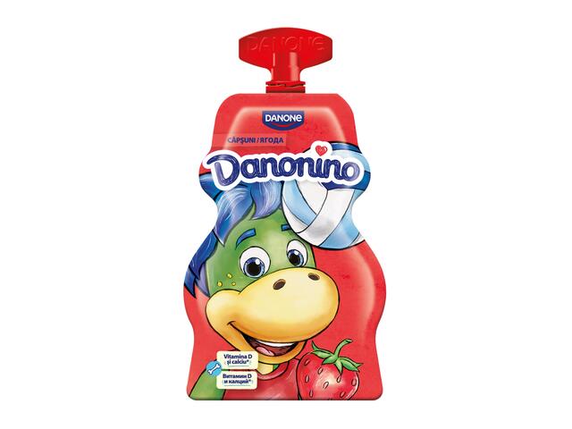 Iaurt de baut capsuni 70g Danonino