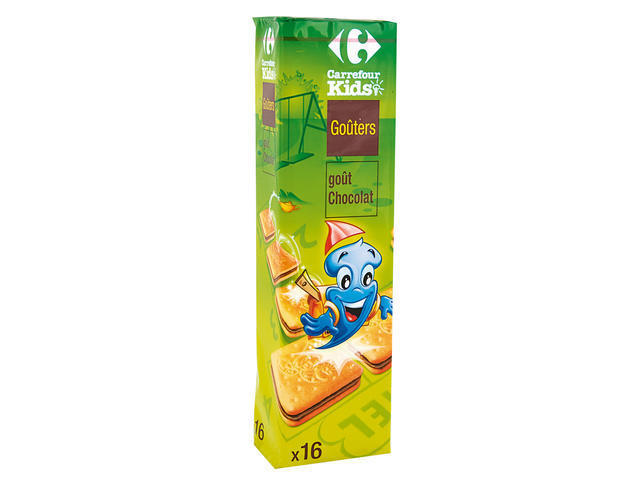 Biscuiti cu crema cacao Carrefour Kids 300 g