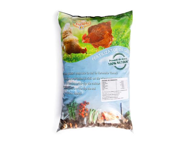 Fertilizator organic Toneli, 100% natural, 5 kg