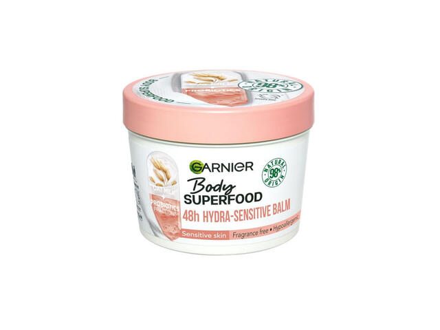 Balsam de corp hidratant Garnier Body Superfood Lapte de ovaz + Fractii Probiotice, 380 ml