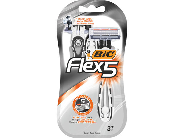 Aparat de ras Flex 5, 3 buc. Bic