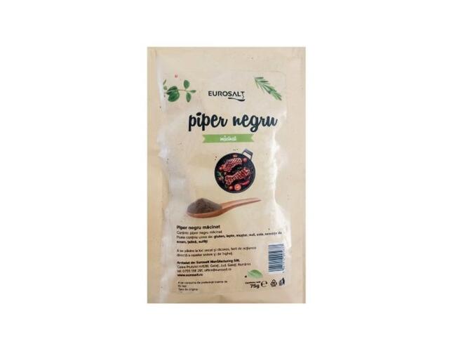 Eurosalt Piper negru macinat 75g