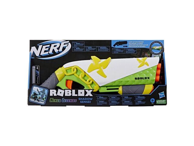 Blaster Nerf Roblox Ninja Legends Shadow Sensei cu 6 proiectile