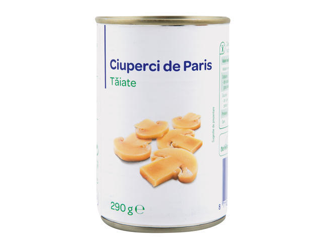 Ciuperci de Paris taiate  Carrefour 290 g