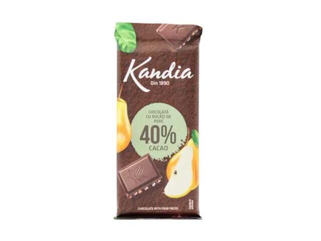 Ciocolata cu jeleuri de pere Kandia 80g