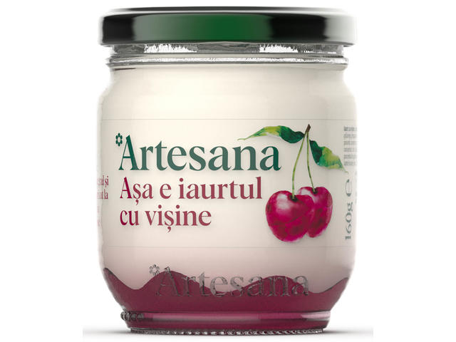 Iaurt cu visine 160g Artesana