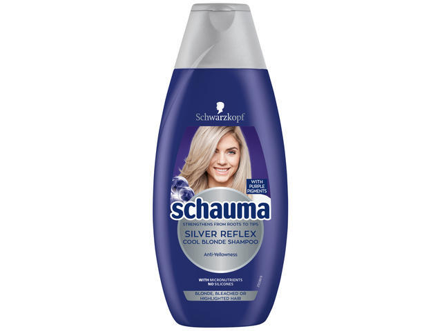 Samponul Pentru Par Alb Sau Blond, Schauma Silver Reflex, 400Ml