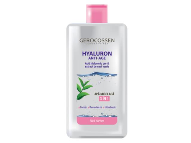 Apa micelara Gerocossen cu acid hialuronic si ceai verde, 300ml