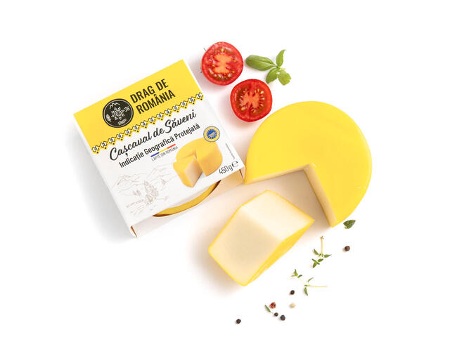 Cascaval De Saveni Igp 450G Drag De Romania
