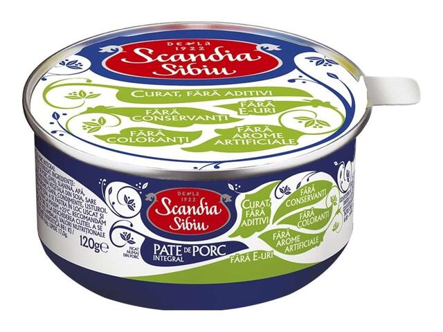 Scandia Sibiu pate cu ficat de porc 120 g